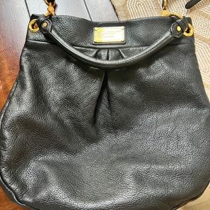 Marc by Marc Jacobs Black Leather Q Hillier Hobo bag